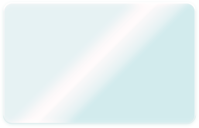 Glass rectangular transparent Frame Banner For Text