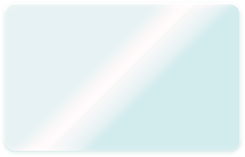 Glass rectangular transparent Frame Banner For Text